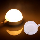 2W USB LED-lamp met magneet en kabel, USB-2W-WW 5V 140-150Lumen 6 LED