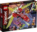 Doos van Kai's Mech Jet 71707 met afbeeldingen van de mech, jet en minifiguren.