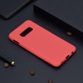 Voor Galaxy S10e Candy Color TPU Case (rood)