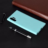 Voor Galaxy Note10 + Candy Color TPU Case (groen)