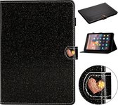 Voor Amazon Kindle 4/3/2/1 Love Buckle Glitter Horizontal Flip Leather Case met houder & kaartsleuven (zwart)