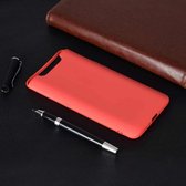 Voor Galaxy A80 Candy Color TPU Case (rood)