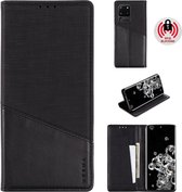 Voor Samsung Galaxy S20 Ultra MUXMA MX109 Horizontale Flip lederen tas met houder & kaartsleuf & portemonnee (zwart)