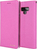Voor Galaxy Note 9 CMai2 Zijde Textuur Horizontaal Flip Leren Case met Houder & Kaartsleuven & Fotolijst & Portemonnee (Rozerood)