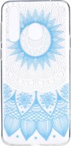 Stijlvol en mooi patroon TPU beschermhoes voor Huawei Honor 20i (blauw patroon)
