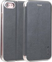 Voor iPhone 6 Plus & 6s Plus CMai2 Linglong Series PC + PU horizontale flip lederen tas met houder en kaartsleuf (grijs)