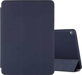 Voor iPad Air 3 10,5 inch horizontale Flip Smart lederen tas met drie vouwen houder (marineblauw)