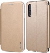 Voor Huawei P20 Pro CMai2 Linglong Series PC + PU horizontale flip lederen tas met houder en kaartsleuf (goud)