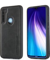 Voor Xiaomi Redmi Note 8 Diaobaolee schokbestendige PU + TPU beschermhoes (zwart)