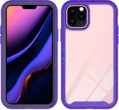 Voor iPhone 11 Pro Shockproof Starry Sky PC + TPU beschermhoes (paars)