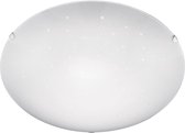 LED Plafondlamp - Iona Gemin Ster - 12W - Warm Wit 3000K - Dimbaar - Rond - Mat Wit - Aluminium