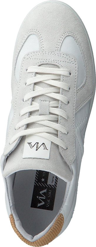VIA VAI Dames Lage sneakers Nilla Sleek - Wit - Maat 37 | Bestel nu!