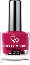 Golden Rose Rich Color Nail Lacquer NO: 09 Nagellak One-Step Brush Hoogglans