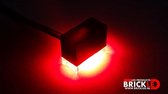 BrickLED 3 x Standaard lampje - Rood - Verlichting Geschikt voor LEGO
