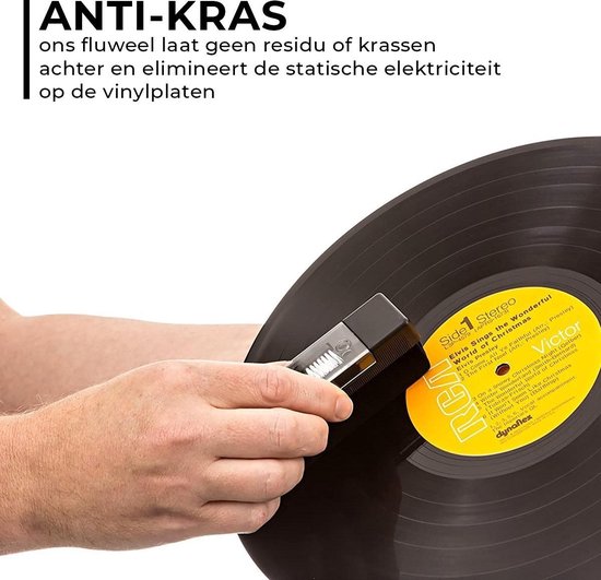 Premium Platenborstel + Naaldborstel - Antistatisch - Platenreiniger - LP Borstel - Vinyl Borstel - Vinyl reiniger - LP schoonmaakset - LP Reinigingsset - LP Reiniger - LP Opbergsysteem - Vinyl Opberg systeem