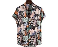 Parklees festival shirt - Heren - Maat XL (Valt als L) - Overhemd met Korte  Mouwen -... | bol