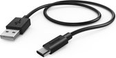 Hama Oplaad-/gegevenskabel USB Type-C 0,6 M Zwart