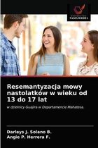 Resemantyzacja mowy nastolatków w wieku od 13 do 17 lat