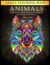 Adult Coloring Book Animals: Beautiful Stress Relieving Designs to Color and Relax