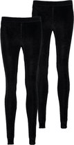 Zeeman dames legging lang - zwart - maat 46 - 2 stuks