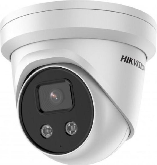 Hikvision Digital Technology DS-2CD2346G2-ISU/SL IP-beveiligingscamera Buiten Dome 2.8mm 4MP microfoon en speaker - Hikvision