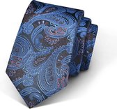 Premium Ties - Luxe Stropdas Heren - Polyester - Blauw - Incl. Luxe Gift Box!