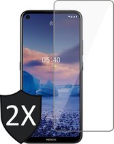 Screenprotector geschikt voor Nokia 5.4 - 2x Glas Screen Protector