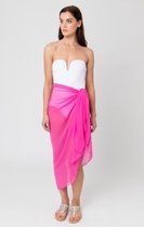 Pia Rossini - San Remo - Sarong Roze - One Size - Roze