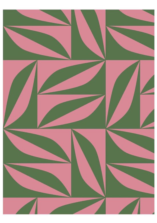 HappyBook - Notitieboek - Notebook - Journal - A4 - Design - Roze - Groen - Werk - Studie - Dagboek - School - Gelijnd - Softcover - Elastiek - Cadeau - Relatiegeschenk - Vrolijk - Schrijven - Boekenlegger - Diary - Zakelijk schrijven - Businessplan