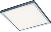 LED Plafondlamp - Nitron Lokon - 24W - Warm Wit 3000K -  Dimbaar - Vierkant - Mat Wit - Kunststof