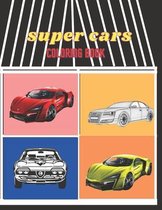 Super cars coloring book