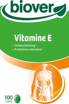 Biover Vitamine E natural – Celbescherming - capsules met vitamine E – 100 capsules