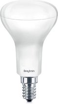 BRAYTRON-LED LAMP-WARM WHITE-ADVANCE-9W-E27-R63-2700K-ENERGY BESPAREND-PEER-THERMOPLASTIC