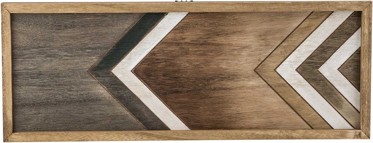 Cosy @ Home Dienblad Natuur Rechthoek Hout 50,5x3xh1