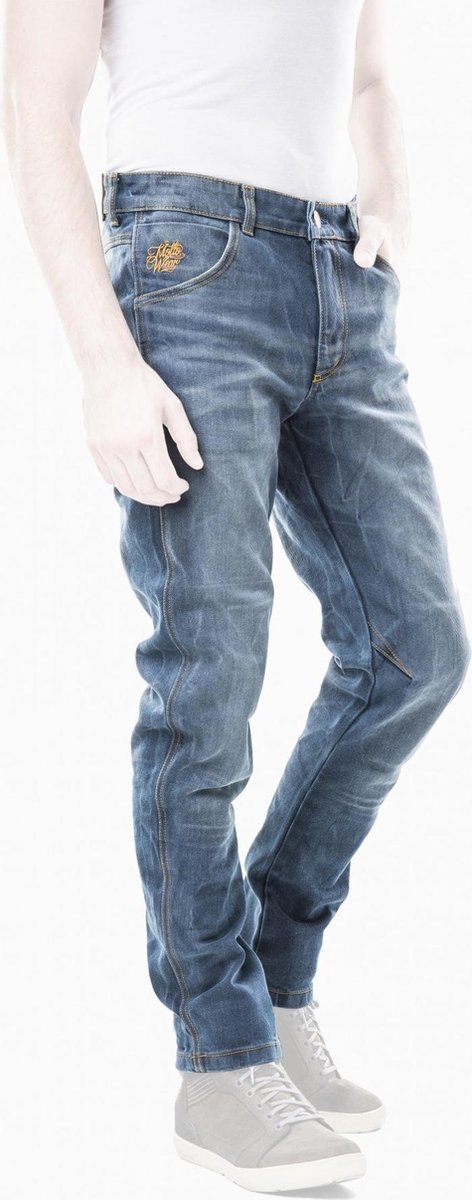 RAMBUX® - Pantalon Moto - Blauw - Jeans Homme - Jeans - Vêtements de moto  de