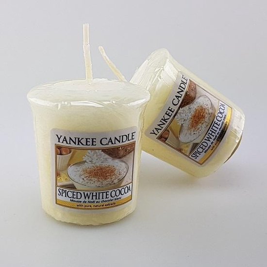 Yankee Candle Spiced White Cocoa Votive (3 stuks)