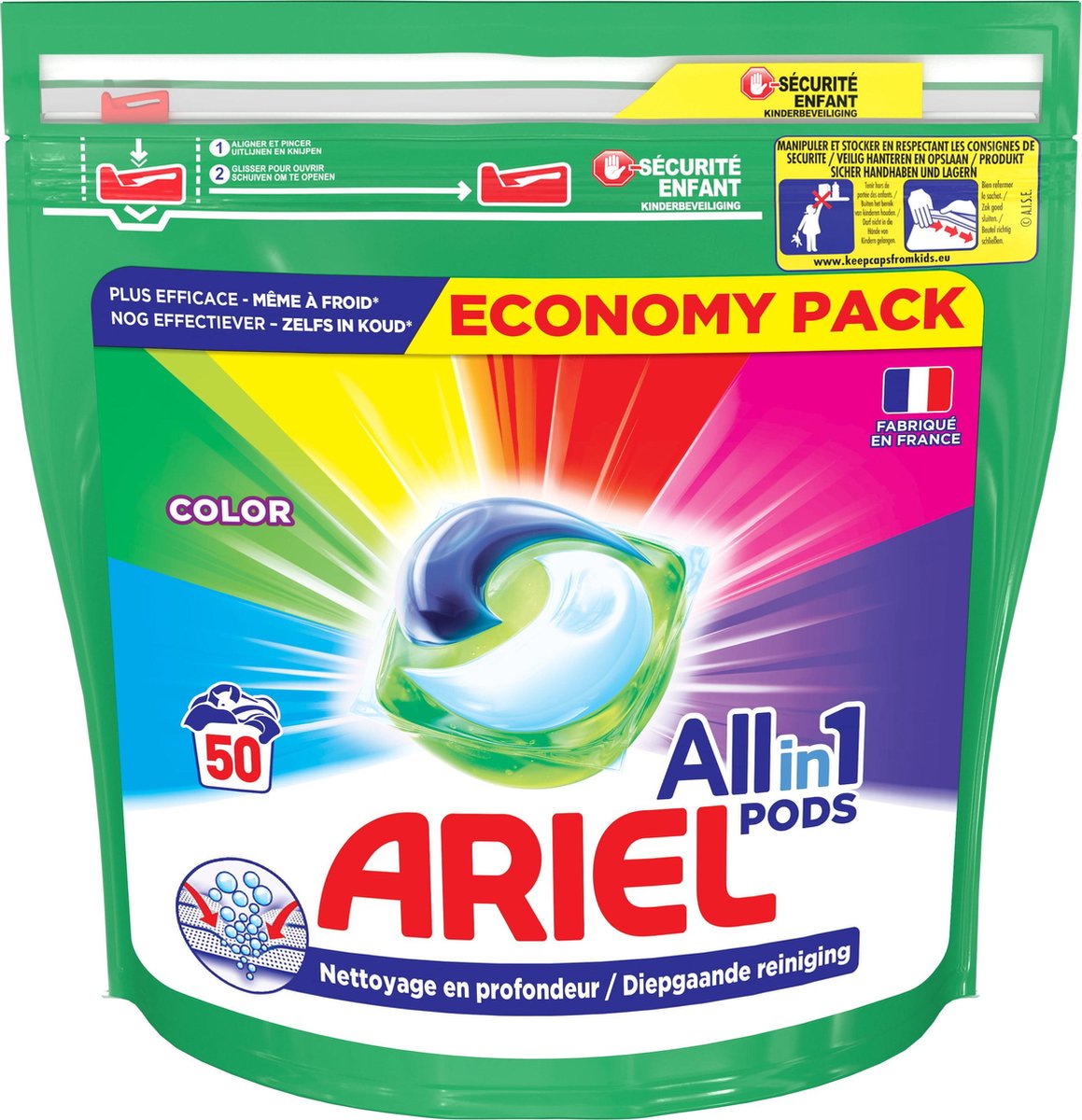 Ariel Professional All in 1 Pods Original - Sachet de 70 lavages