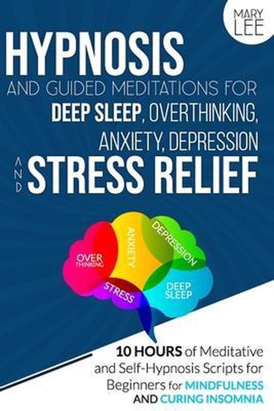 Hypnosis and Guided Meditations for Deep Sleep, Overthinking ... - cover