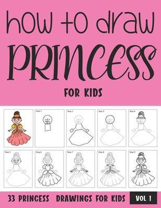 How to Draw Princess for Kids - Vol 1, Sonia Rai | 9798707406232 ...