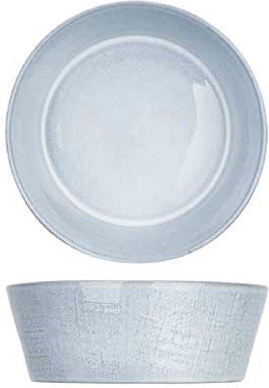 Sajet-Grijs - Slakom - D20xh7,2cm - Keramiek - (Set van 3)