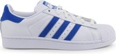 Adidas - Sportschoenen - Unisex - Superstar - white,royalblue