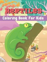 Reptiles Coloring Book For Kids