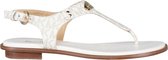 Michael Kors MK Plate Thong Dames Sandalen - Vanilla - Maat 37