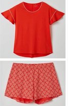 Lords & Lilies pyjama dames - rood - 211-5-LPA-Z/433 - maat XL