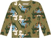 Lange mouwen T-shirt met all over 'Dino' print