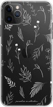 Paradise Amsterdam 'Island Flora' Clear Case - iPhone 11 Pro Max doorzichtig telefoonhoesje met tropische print