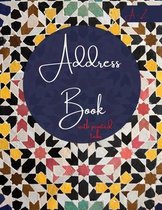 Address Book with Printed Tabs