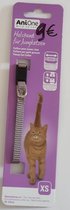 halsband (grijs) voor kitten  16-23cm