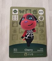 Amiibo animal crossing new horizons origineel Eu cherry 077 kaart