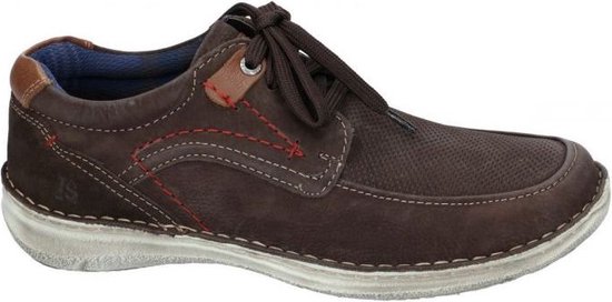 Josef Seibel HEREN Bedrijfsschoen, Nette schoenen Alastair 14, Mannen Veterschoenen,Schoenbreedte K (Extra groot),verwisselbaar voetbed,Zwart (schwarz),40 EU / 6.5 UK